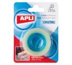 Cinta adhesiva crystal 19 x 33 Apli