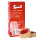 Pack 8 Cintas adhesivas transparentes 19 x 33 Apli