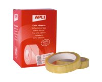 Cinta adhesiva transparente 19 x 66 Apli