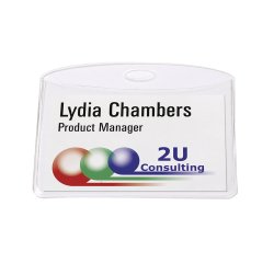 Doos 20 badges Avery zonder clip 60 x 90 mm