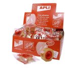 Cinta adhesiva transparente 19 x 33 Apli