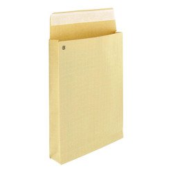 Pack of 50 envelopes without window 260 x 330 mm accordion 5 cm