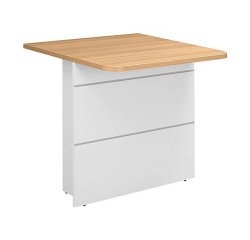 Reception desk low and straight for persons with reduced mobility W 80 cm Quadri