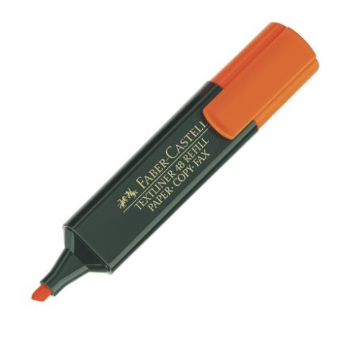 Subrayador Fluorescente TextLiner FaberCastell Naranja