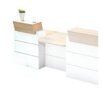 Banque d'accueil haute droite L 80 x H 110 cm - Sunday