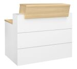 Banque d'accueil haute droite L 120 x H 110 cm - Sunday