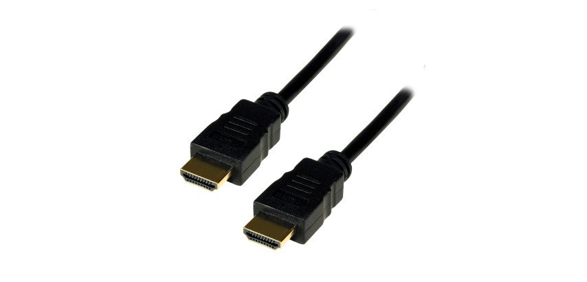 High-speed HDMI cable with Ethernet male / male - 1m