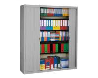 Armoire haute à rideaux démontables Largeurs spécifiques 200 x 180 cm aluminium