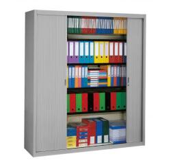 Armoire haute à rideaux démontables Largeurs spécifiques 200 x 180 cm aluminium