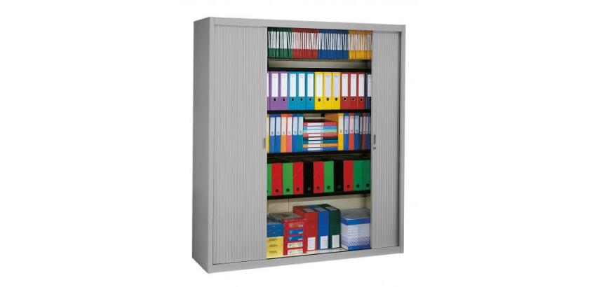 Armoire haute à rideaux démontables Largeurs spécifiques 200 x 180 cm aluminium
