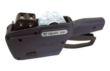 Etiquetadora numérica Open S16 2 líneas 16 dígitos, etiquetas 26 x16 mm