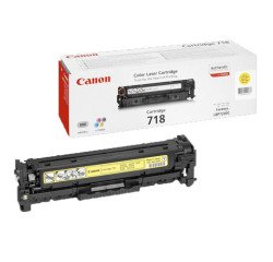Canon 718 tóners originales separados (cian, magenta o amarillo) de capacidad estándar (2900 páginas)