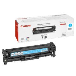 Toner Canon 718 couleurs séparées pour imprimante laser