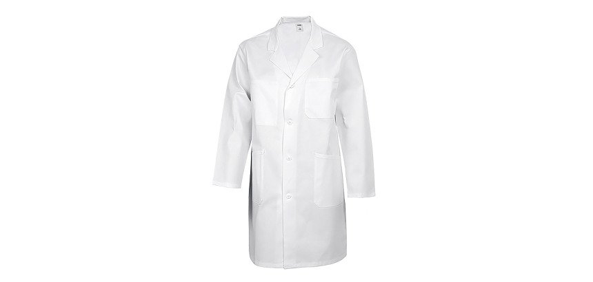 Blouse de travail homme Kiplay 100% coton blanche