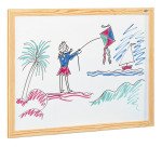 Pizarra estratificada Faibo marco madera