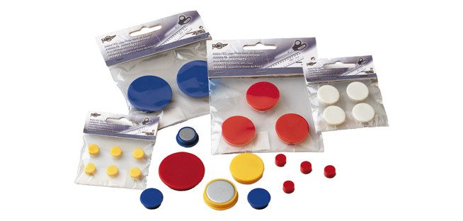 Blister de 3 Imanes Redondos 30 mm