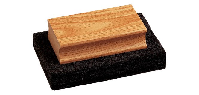 Borrador de fieltro para pizarra de tizas