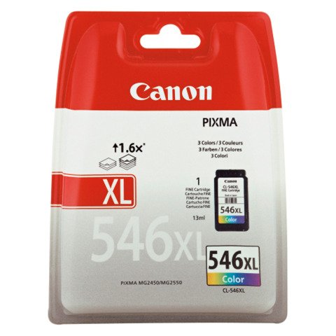 Canon CL-546XL Cartucho tricolor alta capacidad (300 páginas)