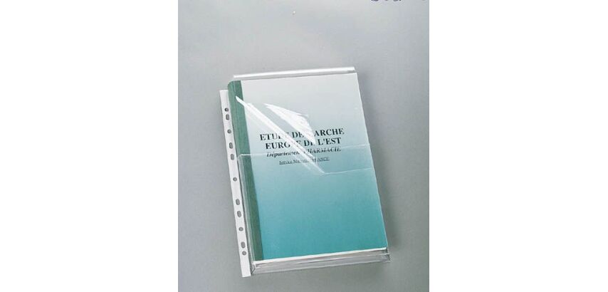 Packet of 10 sleeves with bellows, PVC 28/100th
