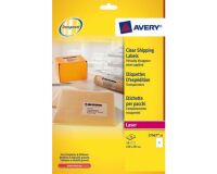Pak 25 adresetiketten Avery L 7567 199,6 x 289,1 mm voor laserprinter