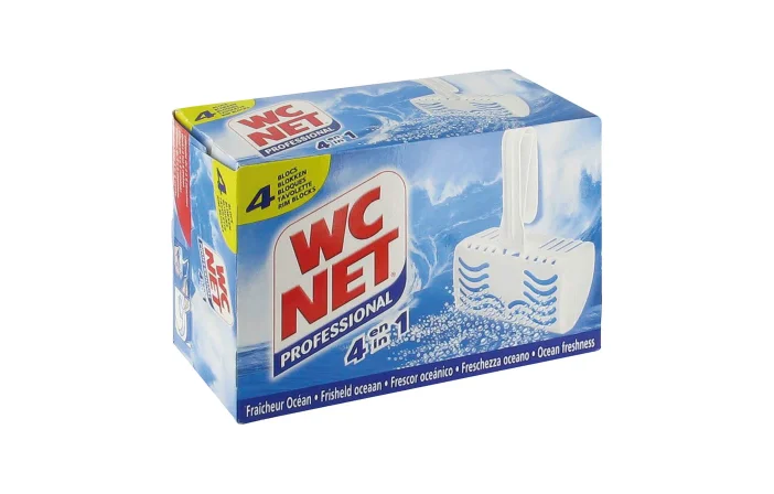Bloc WC energy eau bleue marine fresh WC NET : le bloc de 40g à
