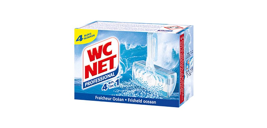 Bloc Wc Net Professional - Boîte de 4