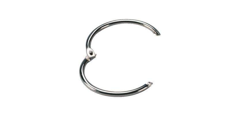 Anneaux articulés en métal - Boîte de 10