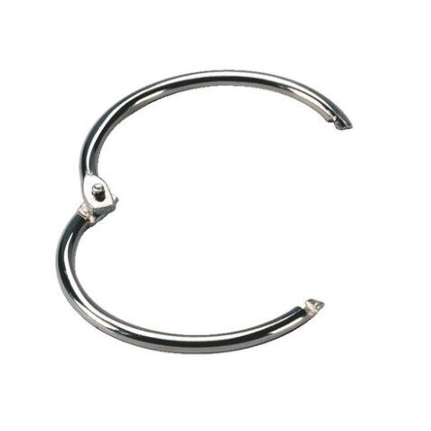 Anneau archive articulé nickelé Ø 40 mm - boîte de 10