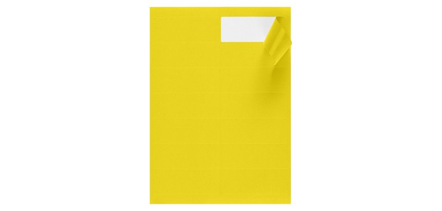 Etiquettes couleurs 99 x 38,1 mm - Boîte de 1400