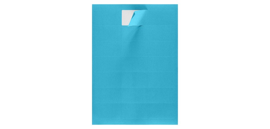 Etiquettes couleurs 63,5 x 38,1 mm - Boîte de 2100