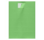 Pack of 2100 coloured labels, 63.5 x 38.1 cm