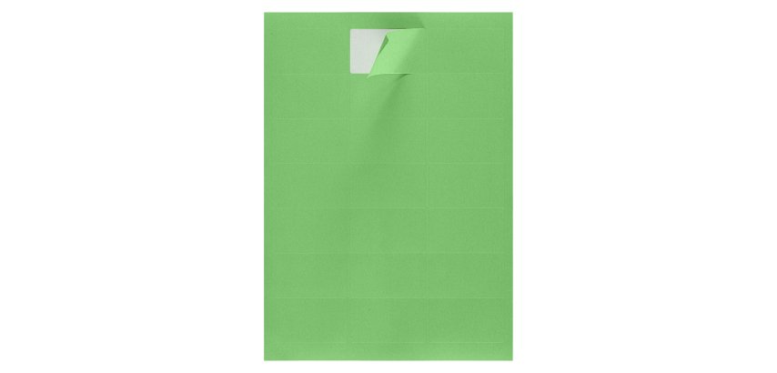 Etiquettes couleurs 63,5 x 38,1 mm - Boîte de 2100