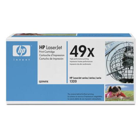 HP 49X (Q5949X) tóner original negro de alta capacidad (6000 páginas)