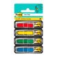 Set 4 dispensers 24 index arrows Post-it, standard colours