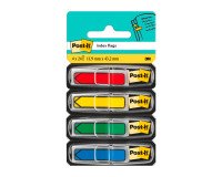 Set 4 dispensers 24 index arrows Post-it, standard colours