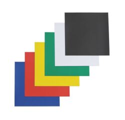 Caja de 6 placas magnética de colores.