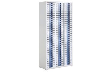 White filing cabinet Clen 3 columns 90 drawers 6 cm