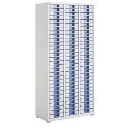 White filing cabinet Clen 3 columns 90 drawers 6 cm