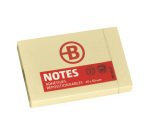 Notes repositionnables jaunes Bruneau - bloc de 100 feuilles