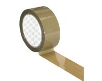 Cinta adhesiva polipropileno Bruneau 66 m x 48 mm Habana 