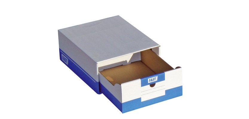 Casier à tiroirs Carton Fast - A4 - Lot de 10