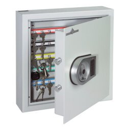 Armoire haute sécurité 30 clés Hartmann fermeture à serrure électronique gris clair