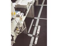 Regleta protegecables extra ancho 3 m gris