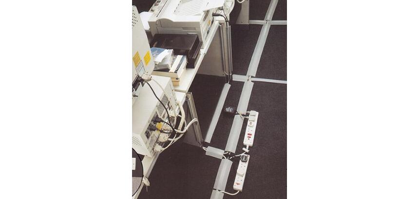 Gaine protège câbles 3 m gris