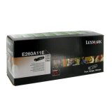 Toner Lexmark E260A11E zwart