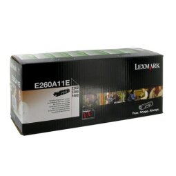 Toner Lexmark E260A11E zwart