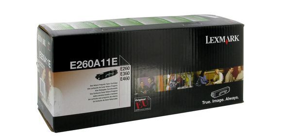 Lexmark E260A11E Toner noir pour imprimante laser
