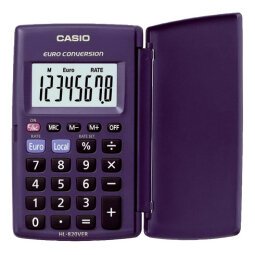 Calculadora Casio de bolsillo HS-8 VER Pilas / Solar 