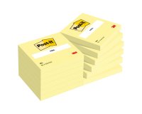 Pack de 18 blocs notas Post-it 76 x 76 mm amarillas + 6 GRATIS 