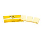 Notes repositionnables jaune classique Post-it 38 x 51 mm - bloc de 100 feuilles